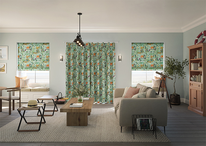 Gujarat, Vintage Blue - Made to Measure Curtain - Image 8